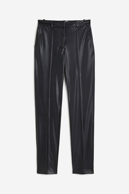 H&M - Women Black Coated Tailo Trousers