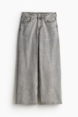 H&M - Women Grey Baggy Regular Jeans