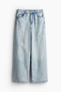 H&M - Women Blue Baggy Regular Jeans