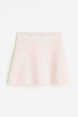 H&M - Women Pink A-Line Knitted Mini Skirt