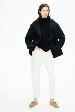 H&M - Women White Slim Straight High Ankle Jeans