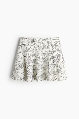H&M - Women White Fla Mini Skirt