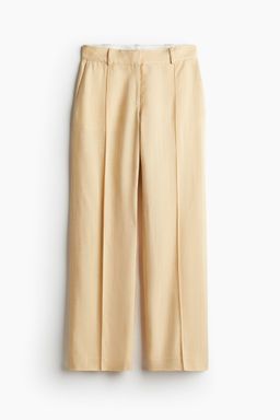 H&M - Women Beige Tailo Viscose Trousers