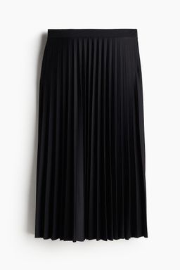 H&M - Women Black Pleated Skirt
