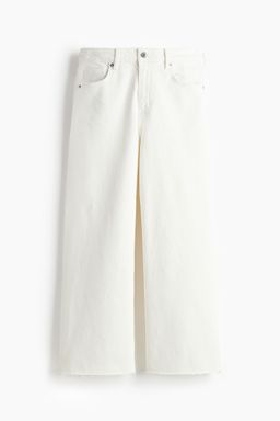 H&M - Women White Wide Jeans