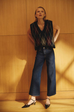 H&M - Women Blue Wide Jeans