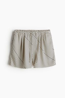 H&M - Women White Drawstring Shorts