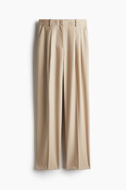 H&M - Women Beige Tape Trousers