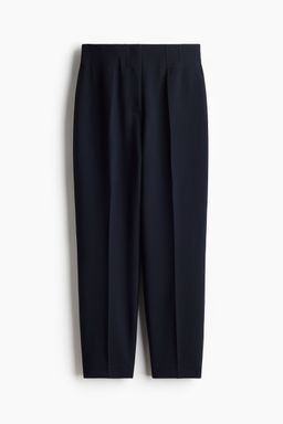 H&M - Women Blue Ankle-Length Cigarette Trousers