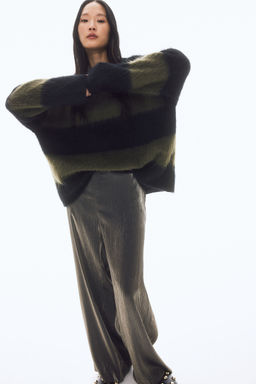 H&M - Women Grey Wide Trousers