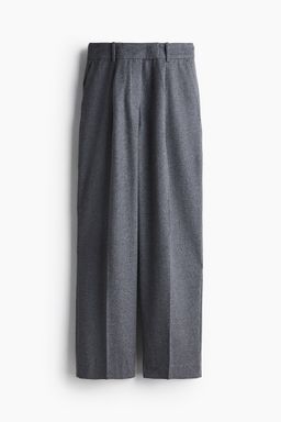 H&M - Women Grey Straight Trousers