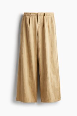 H&M - Women Beige Tailo Crape Trousers