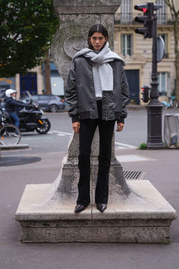 H&M - Women Black Fla Tailo Trousers