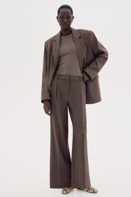H&M - Women Brown Tailo Trousers
