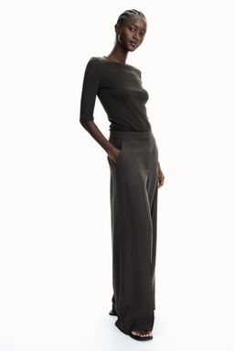 H&M - Women Brown Wide Trousers