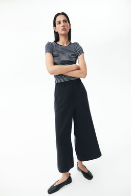 H&M - Women Blue Wide Culottes