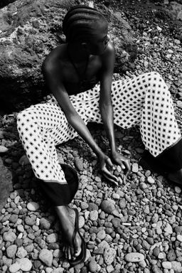 H&M - Women White Wide Pull-On Trousers