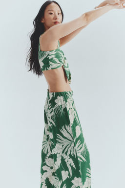 H&M - Women Green Wide Trousers