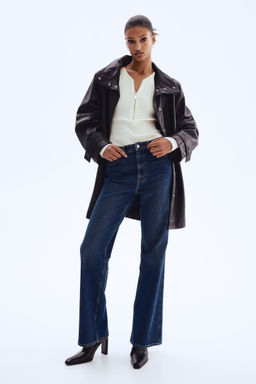 H&M - Women Blue Bootcut High Jeans