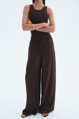 H&M - Women Brown Wide Trousers