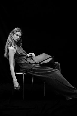 H&M - Women Brown Wide Tailo Trousers