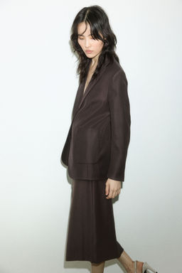 H&M - Women Brown Tailo Skirt