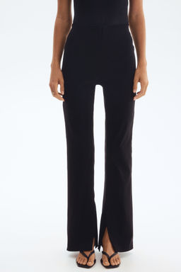 H&M - Women Black Bootcut Trousers