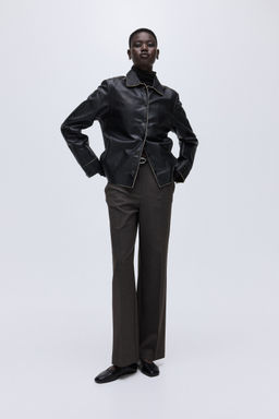 H&M - Women Brown Tailo Trousers