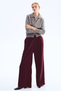 H&M - Women Red Wide Tailo Trousers