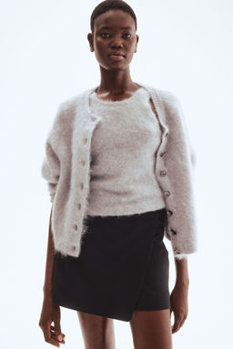 H&M - Women Black Wrap Skort