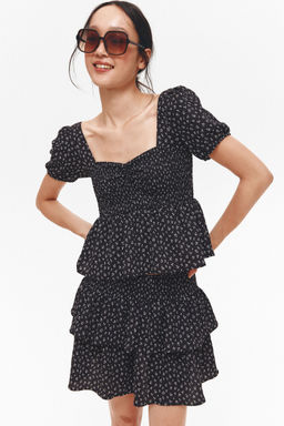 H&M - Women Grey Tie Skort