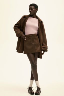 H&M - Women Brown Mini Skirt