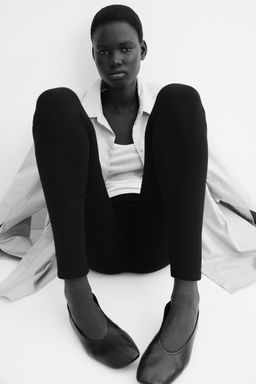 H&M - Women Black Cotton Leggings