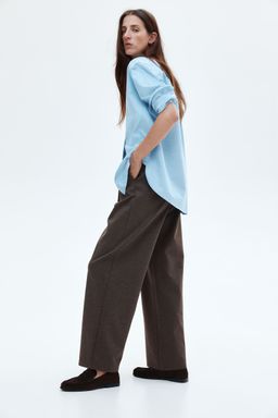 H&M - Women Brown Wide Trousers