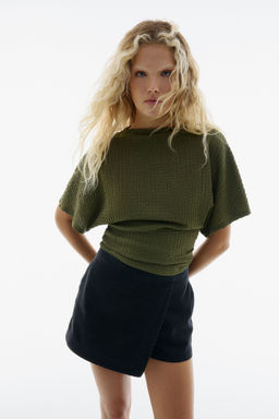 H&M - Women Black Denim Skort