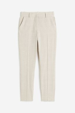 H&M - Women Beige Cigarette Trousers