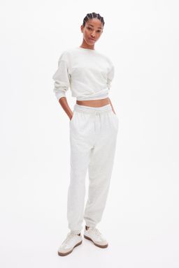 H&M - Women Grey High-Waisted Joggers