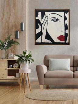 The Art House - Abstract Painting (30X30 Inches)