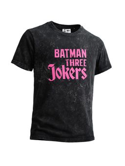 The Indian Garage Co - Men Black Boxy Fit Printed Crew Neck T-Shirt