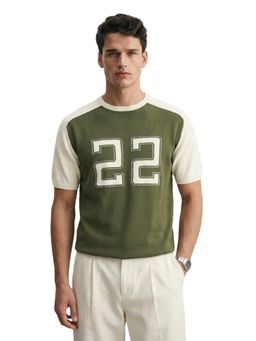 The Indian Garage Co - Men Green Oversized Fit Graphic Half Sleeves T-Shirt