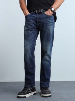 Flying Machine - Men's Freddie Straight Fit Whiskered Jeans