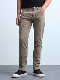 Flying Machine - Men's Mid Rise Slash Jeans