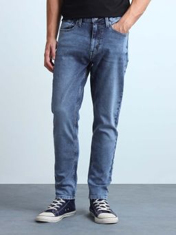 Flying Machine - Men's Mankle Relaxed Whiskered Jeans