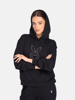 Cardio Bunny - Ultra Soft Blend Fluid Drape Lightweight Slim Fit Signature Hoodie