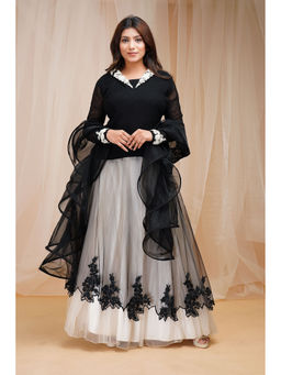 Farha Syed - Indowestern Skirt (Set of 3)