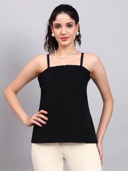 Powersutra - Black Lace- Trim Camisole- Perfect to Pair with Blazers