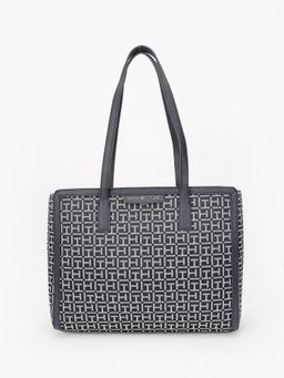 Tommy Hilfiger - Logo Blue Polyester Tote Bag