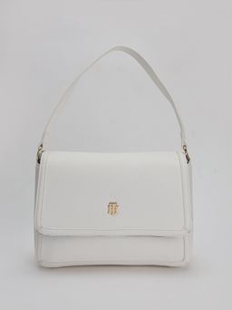 Tommy Hilfiger - Solid White Pu Sling Bag