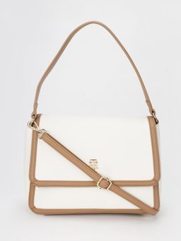 Tommy Hilfiger - Solid White Pu Sling Bag