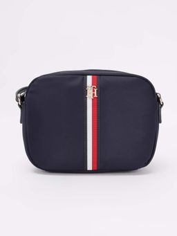Tommy Hilfiger - Solid Blue Nylon Sling Bag